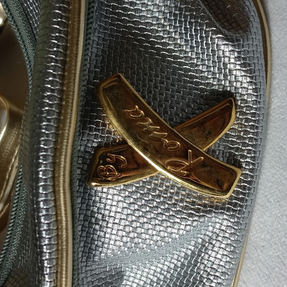 By Roma Small Silver and Gold Fanny Pack - Picture 2 of 3